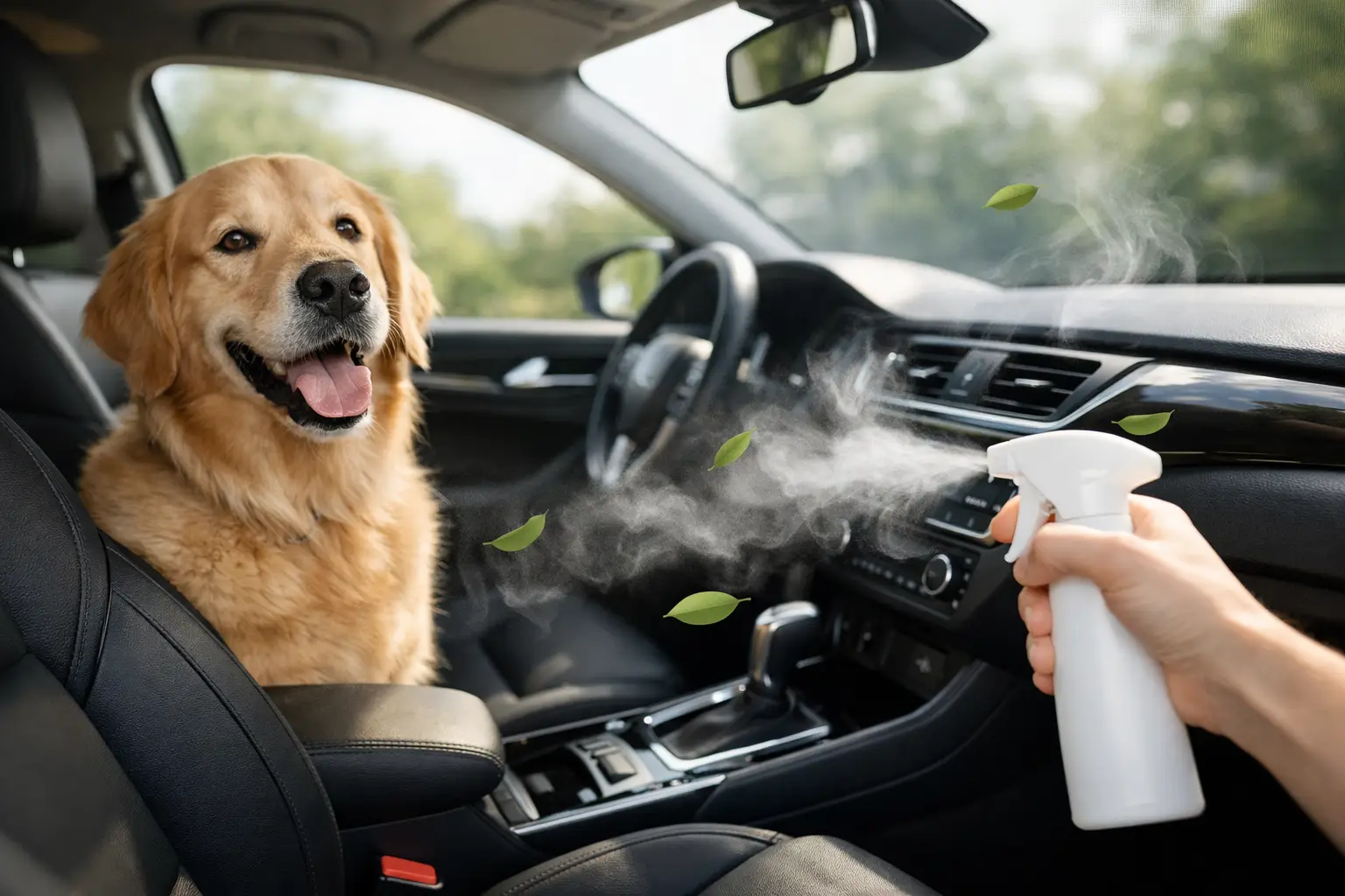 Ta bort hundlukt ur bilen - få en fräsch kupé